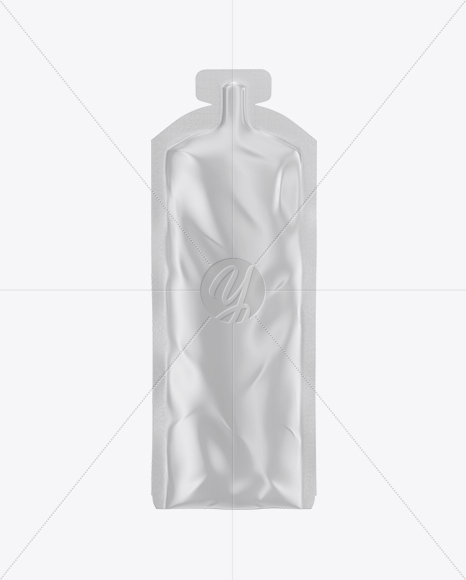 Glossy Sachet Mockup