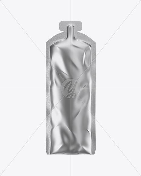 Metallic Sachet Mockup