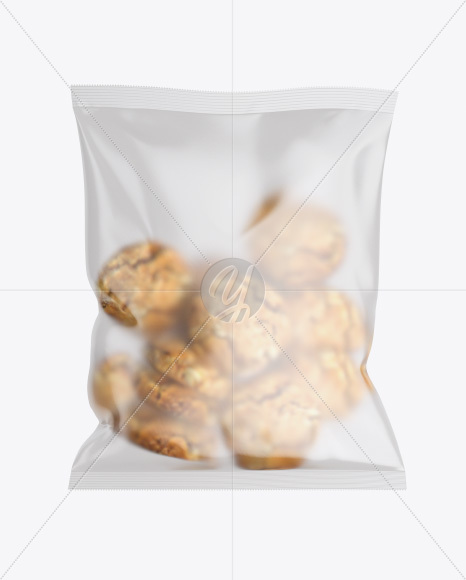 Frosted Matte Pack with Cookies Mockup