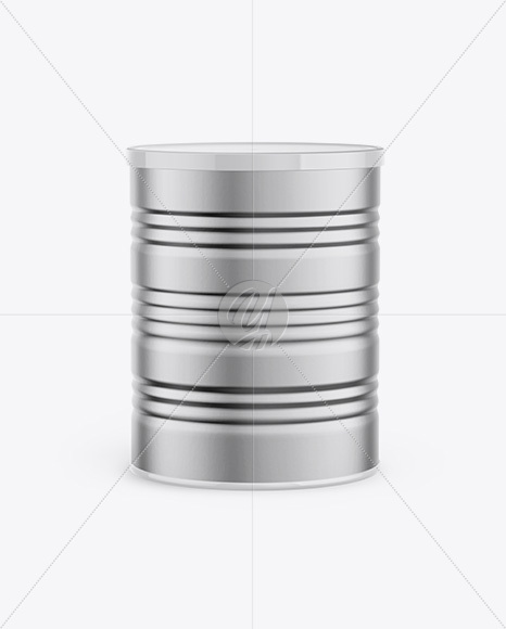 Matte Tin Can Mockup