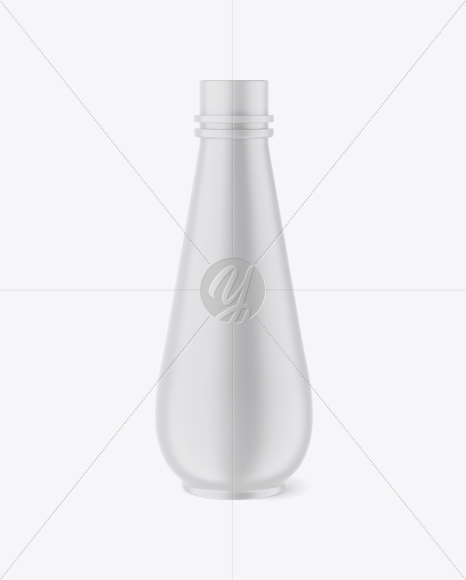 Matte Plastic Bottle Mockup