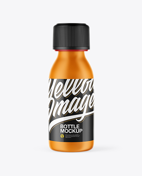 Matte Plastic Bottle Mockup - Matte+Plastic+Syrup+Bottle+Mockup+|+Exclusive+Mockups