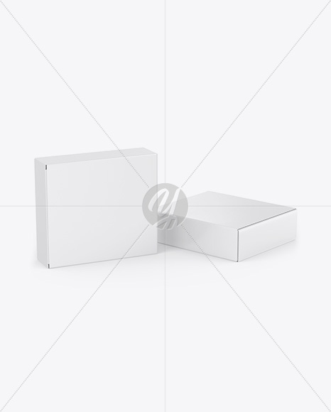 Two Glossy Boxes Mockup