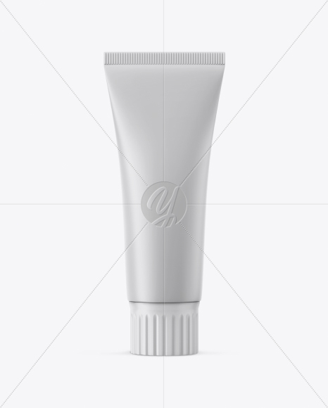 Matte Plastic Cosmetic Tube Mockup