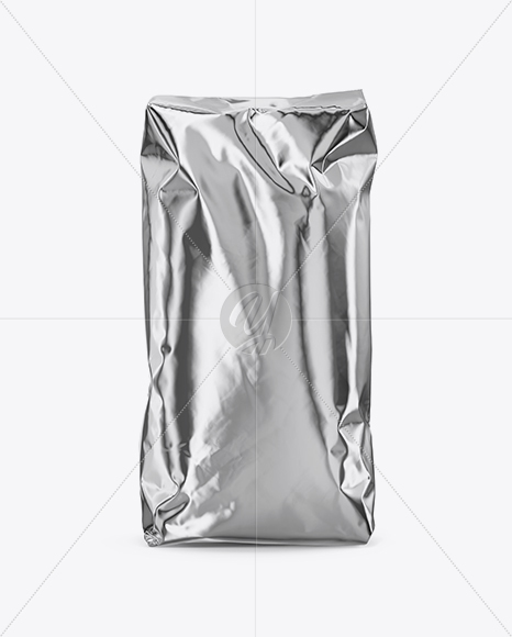 Metallic Food Bag Mockup