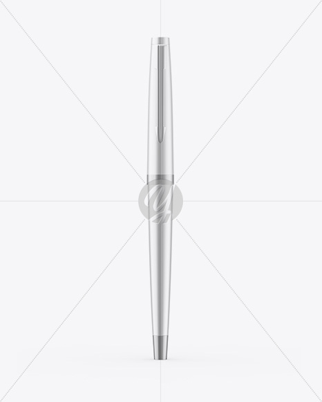 Matte Metallic Pen Mockup