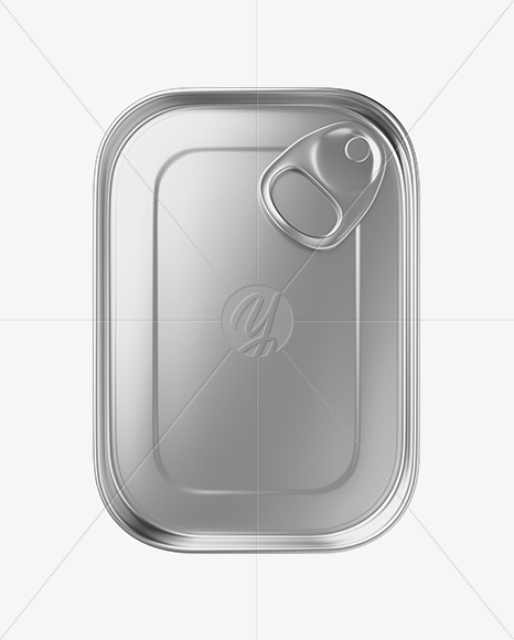 Metallic Tin Can Mockup