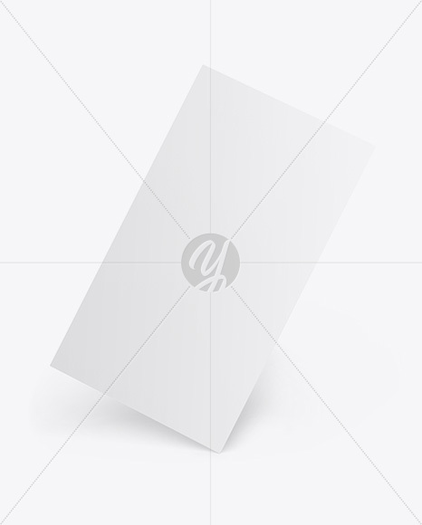 Paper Business Card Mockup