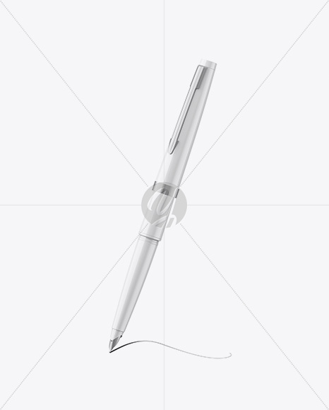 Glossy Pen Mockup