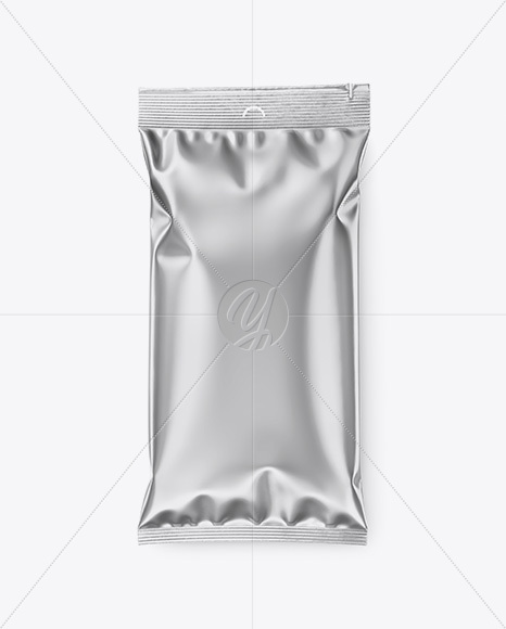 Metallic Snack Package Mockup