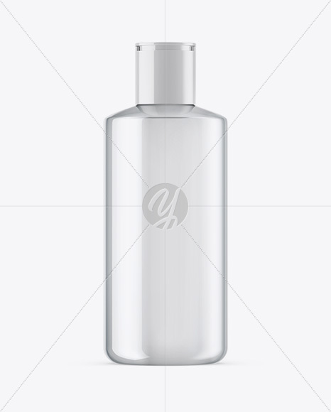 Clear Cosmetic Bottle Mockup