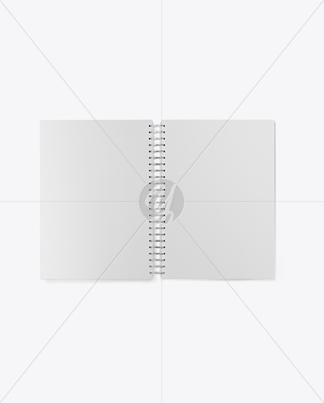 Opened Notebook Mockup