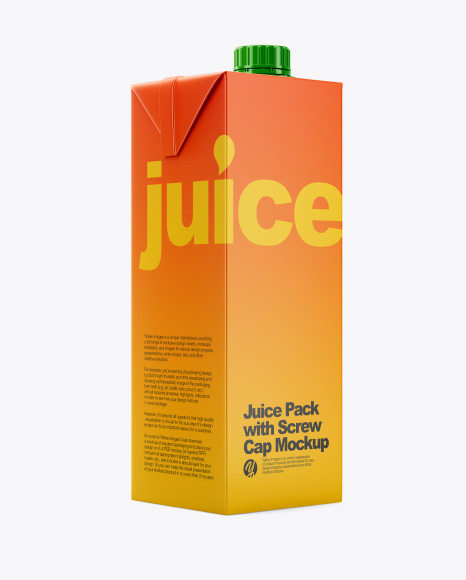 Juice Pack with Screw Cap Mockup - Glossy+Juice+Pack+with+Screw+Cap+Mockup