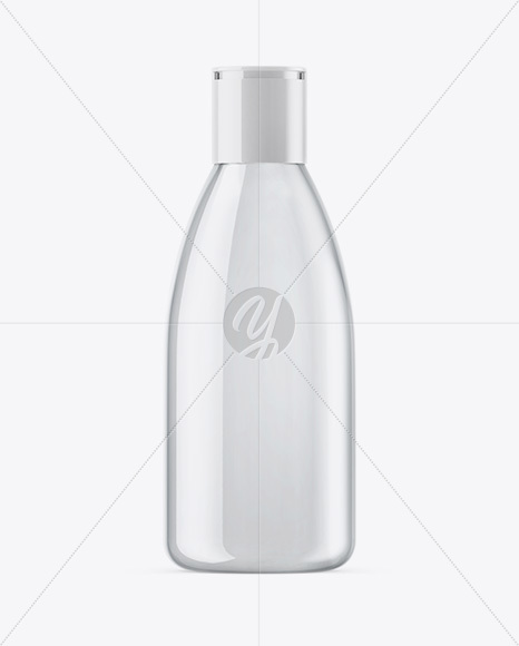 Clear Cosmetic Bottle Mockup