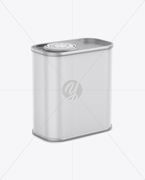 Matte Tin Can Mockup