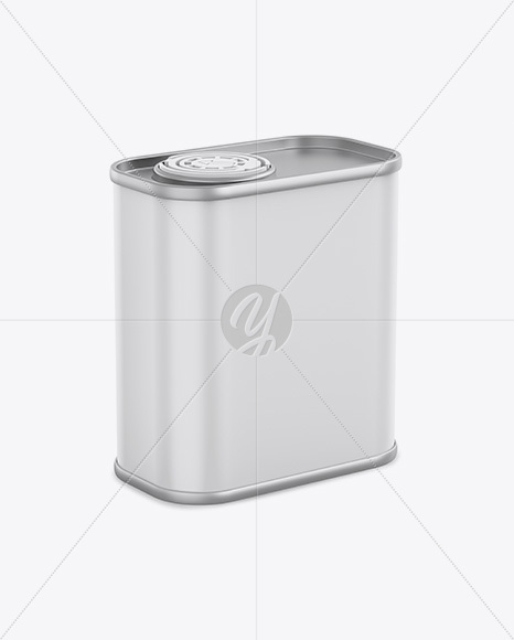 Matte Tin Can Mockup