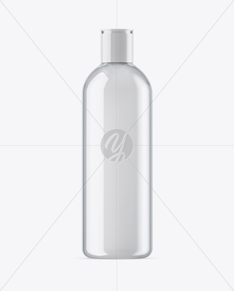 Clear Cosmetic Bottle Mockup