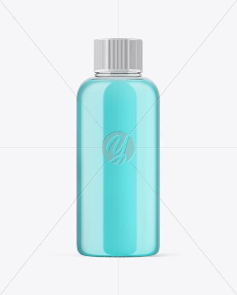 Clear Cosmetic Bottle Mockup