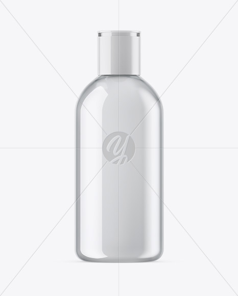 Clear Cosmetic Bottle Mockup