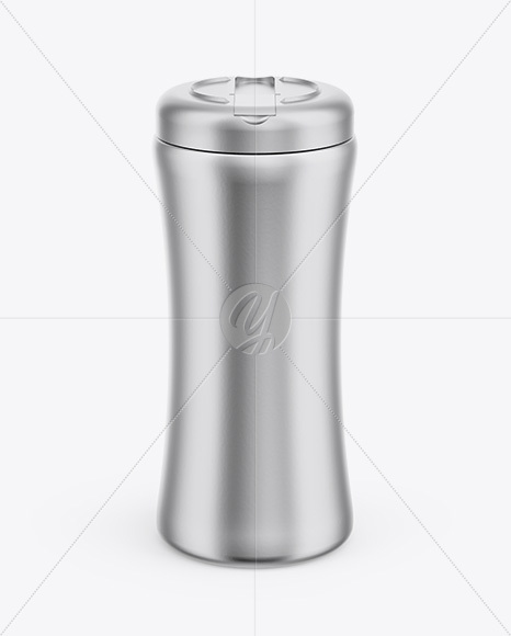 Metallic Shaker Bottle Mockup