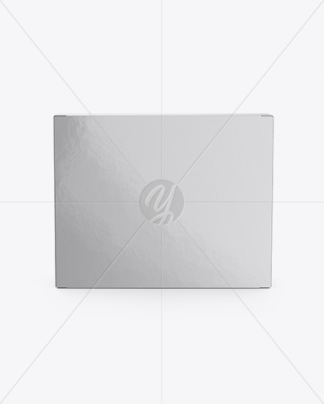 Metallic Box Mockup