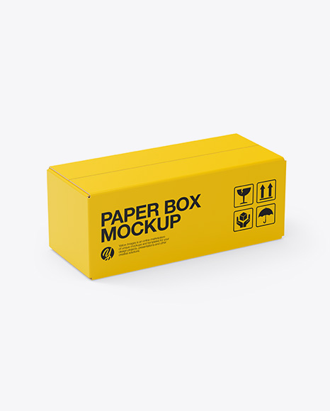 Paper Box Mockup