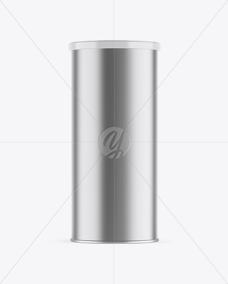 Metallic Snack Tube Mockup
