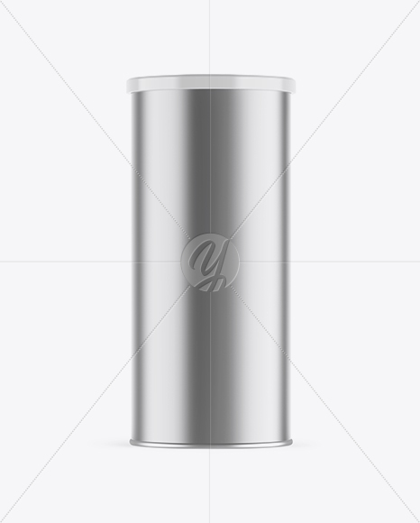 Metallic Snack Tube Mockup