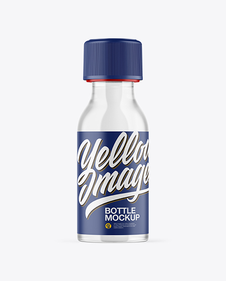 Clear Bottle Mockup