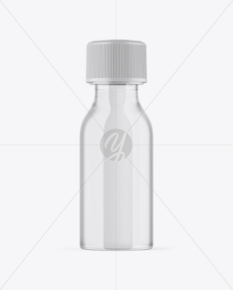 Clear Bottle Mockup