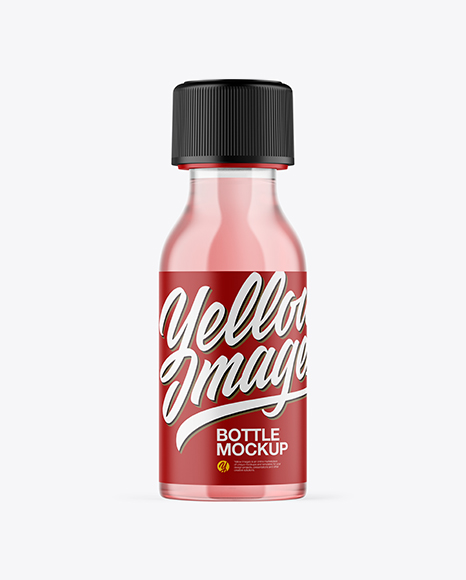 Clear Bottle Mockup