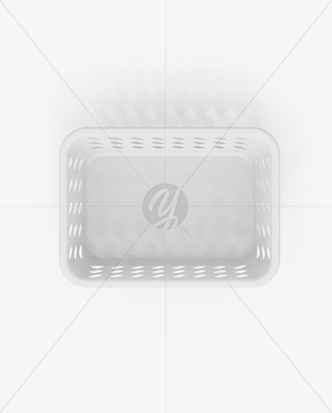 Matte Laundry Basket Mockup