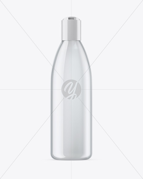 Clear Cosmetic Bottle Mockup