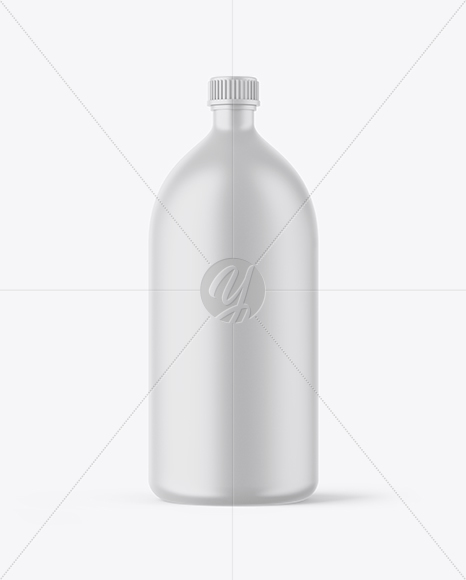 Matte Plastic Bottle Mockup