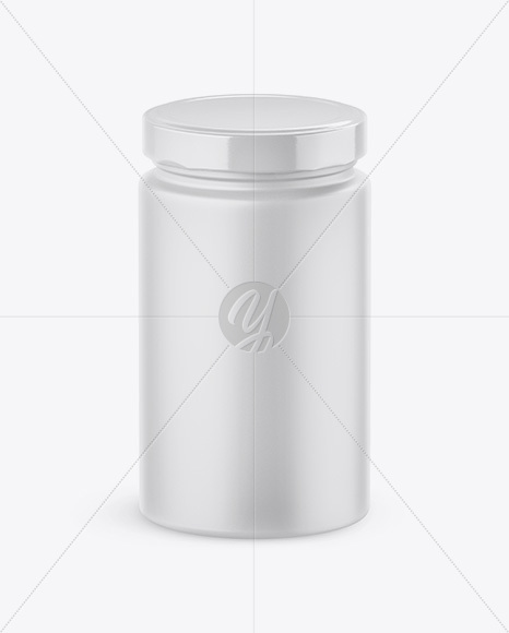 Matte Ceramic Honey Jar Mockup