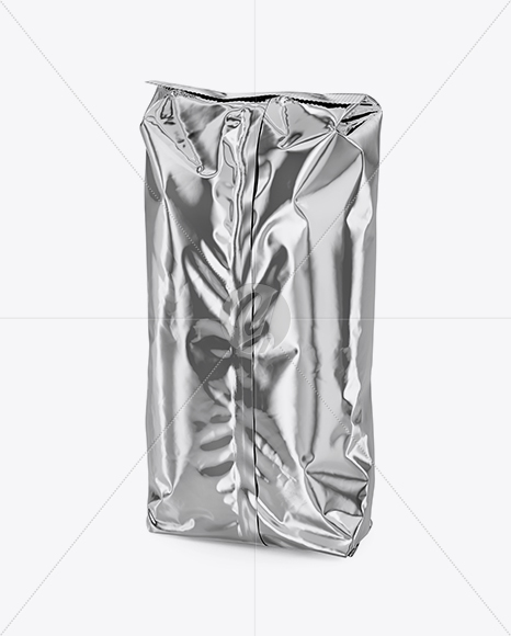 Metallic Food Bag Mockup