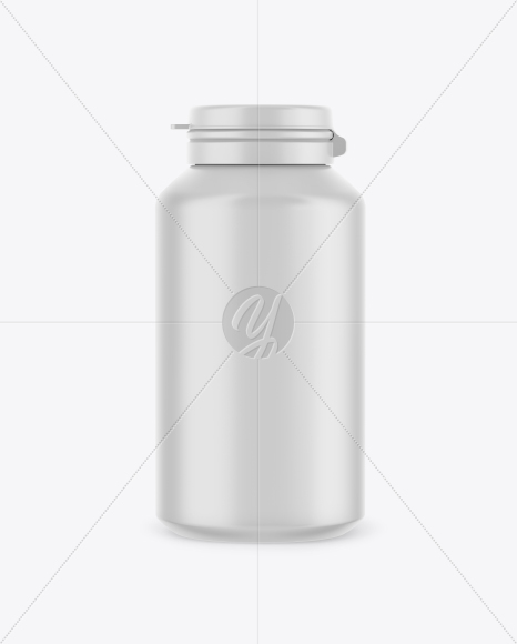 Matte Pills Bottle Mockup