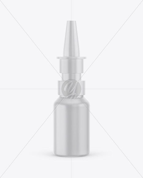 Matte Spray Bottle Mockup