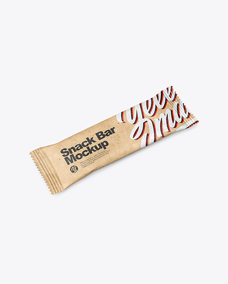 Kraft Snack Bar Mockup - Kraft snack