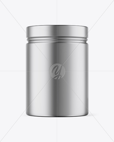 Metallic Jar Mockup Metallic Jar Mockup