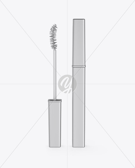 Metallic Mascara Tube Mockup