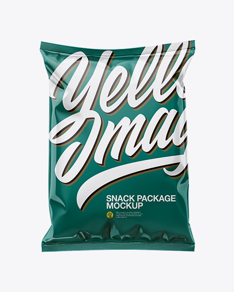 Glossy Snack Package Mockup - Bread+and+Cookies+Plastic+Bag+Mockups+|+Dessert+packaging+...