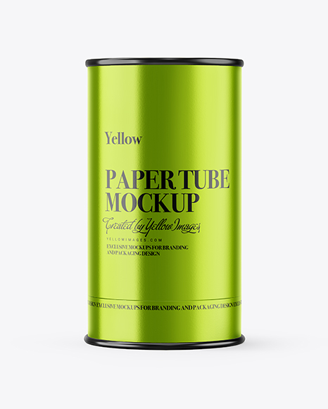 Metallized Paper Tube Mockup