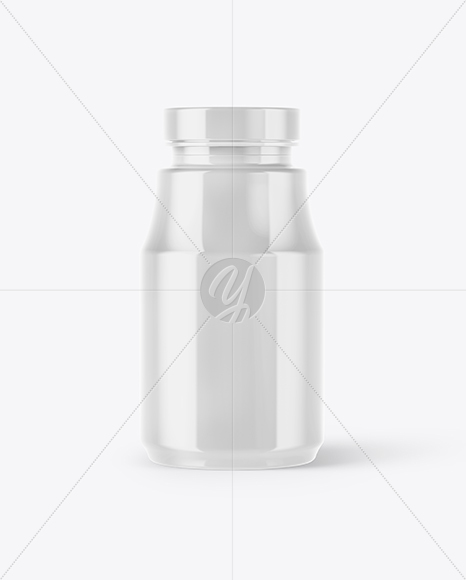 Glossy Pills Bottle Mockup