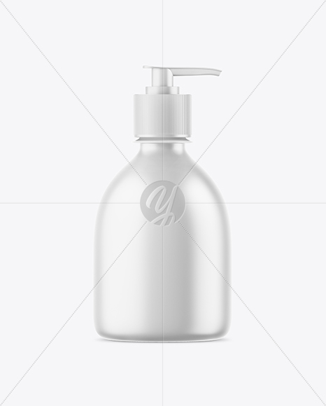 Matte Liquid Soap Bottle Mockup