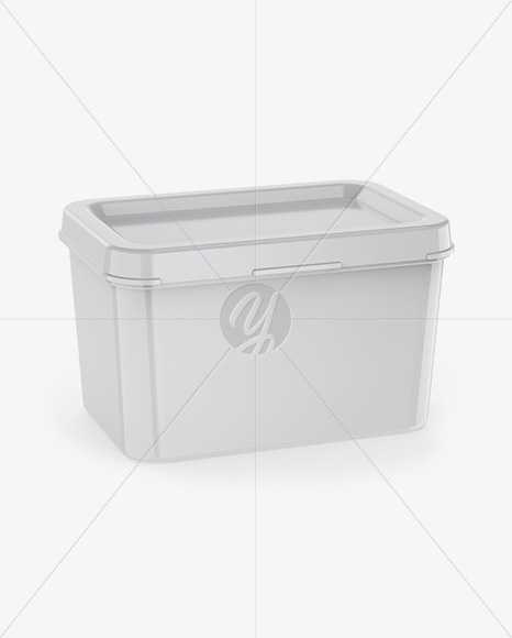 Glossy Container Mockup