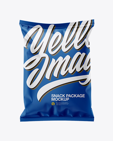 Matte Snack Package Mockup