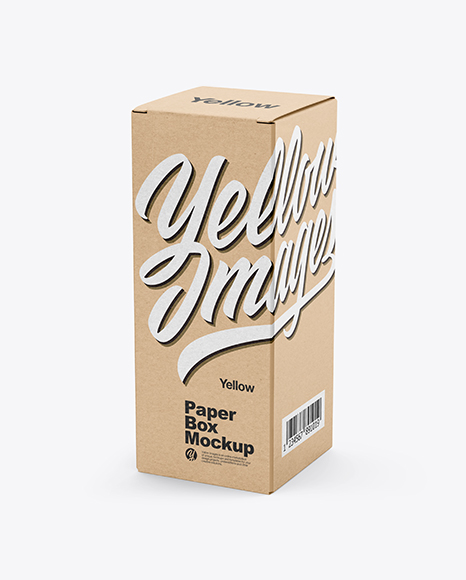 Kraft Box Mockup - Rectangle box mockup