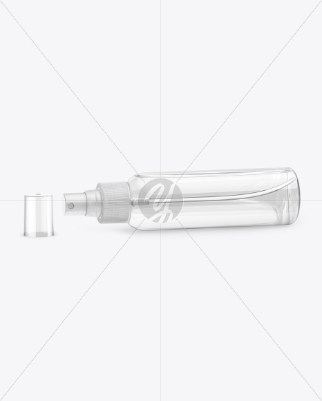 Lying Spray Bottle Mockup