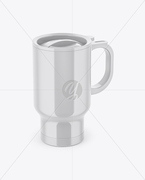 Glossy Thermo Cup Mockup